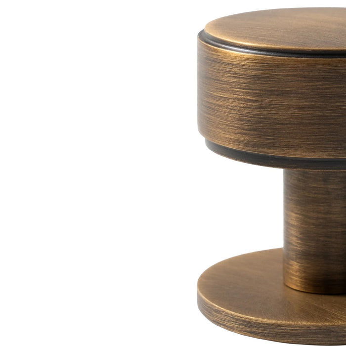 35mm Momo Belgravia Solid Brass Plain Round Knob