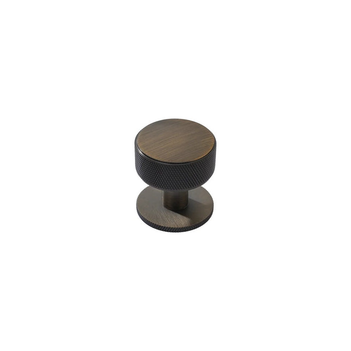 35mm Momo Belgravia Solid Brass Knurled Round Knob
