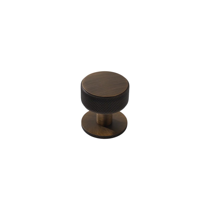35mm Momo Belgravia Solid Brass Knurled Round Knob