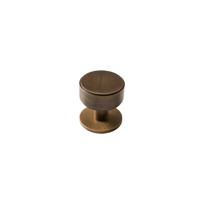 35mm Momo Belgravia Solid Brass Plain Round Knob