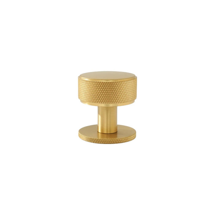 35mm Momo Belgravia Solid Brass Knurled Round Knob