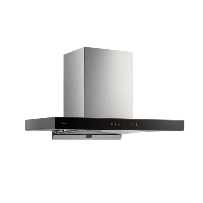900mm Fotile Black Glass Built In/Canopy Rangehood
