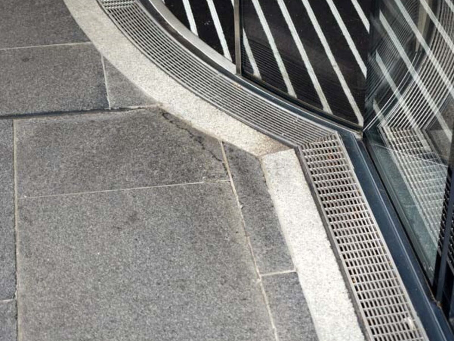 Slimline Linear Drainage system with Architectural (AR) grate style