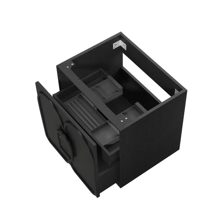 600-1800*460*550mm OTTI Laguna Mark Il Black Oak High Moisture Resistant Plywood Wall Hung Vanity