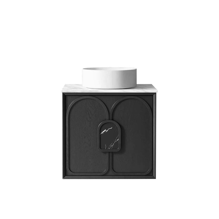 600-1800*460*550mm OTTI Laguna Mark Il Black Oak High Moisture Resistant Plywood Wall Hung Vanity