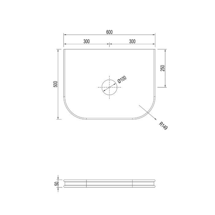 600-1800*490*550mm Otti Havana Sable Walnut Fluted Curve Wall Hung Vanity