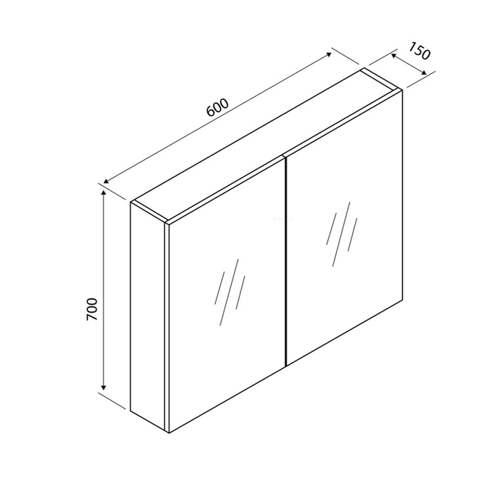 600-1200*700*150mm Aulic Bella Tuscana/Calader/Matt White/Matt Black/Gloss White/Leo/Grace/Mia/Max Shaving Cabinet