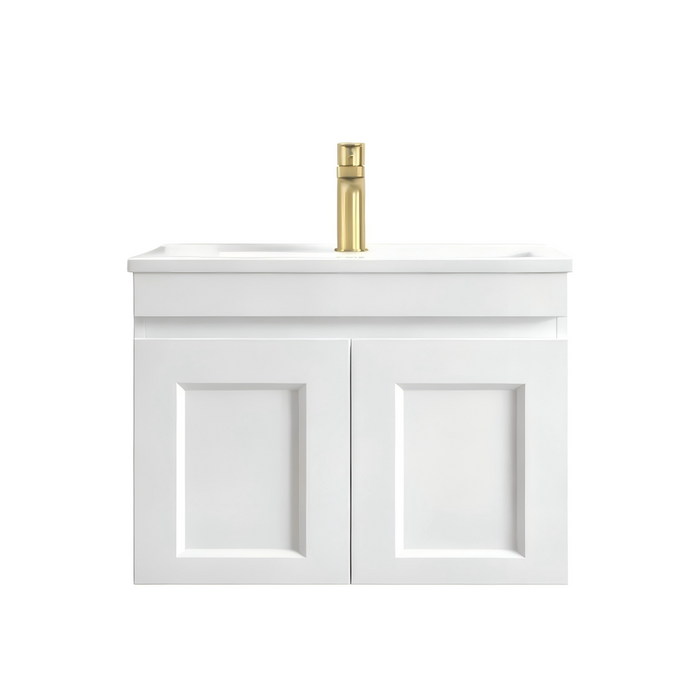 600-1500*455*445mm OTTI Hampton Matt White Bathroom Wall Hung Vanity