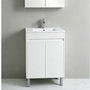 600-750*460*880mm Poseidon Standard With Legs PVC Gloss White Freestanding Vanity