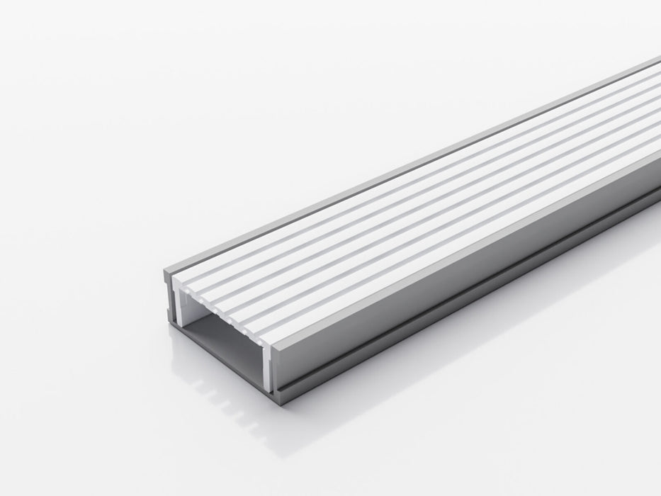 Slimline Linear Drainage system with Wave Grate (AA) grate style