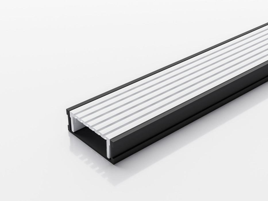 Slimline Linear Drainage system with Wave Grate (AA) grate style