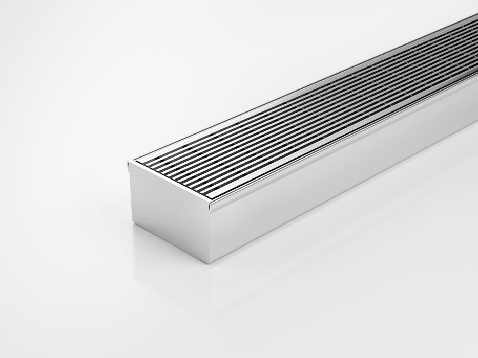 Slimline Linear Drainage system with Architectural (AR) grate style