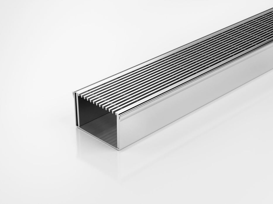 Slimline Linear Drainage system with Architectural (AR) grate style