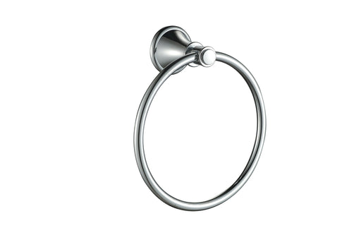 Clasico Chrome/Brushed Nickel/Brushed Gold/Matt Black Towel Ring - HD reno