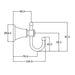 Clasico Chrome/Brushed Nickel/Brushed Gold/Matt Black Robe Hook - HD reno