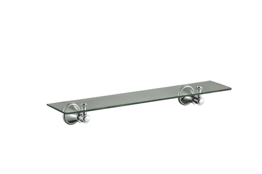 Clasico Chrome/Brushed Nickel/Brushed Gold/Matt Black Glass Shelf - HD reno