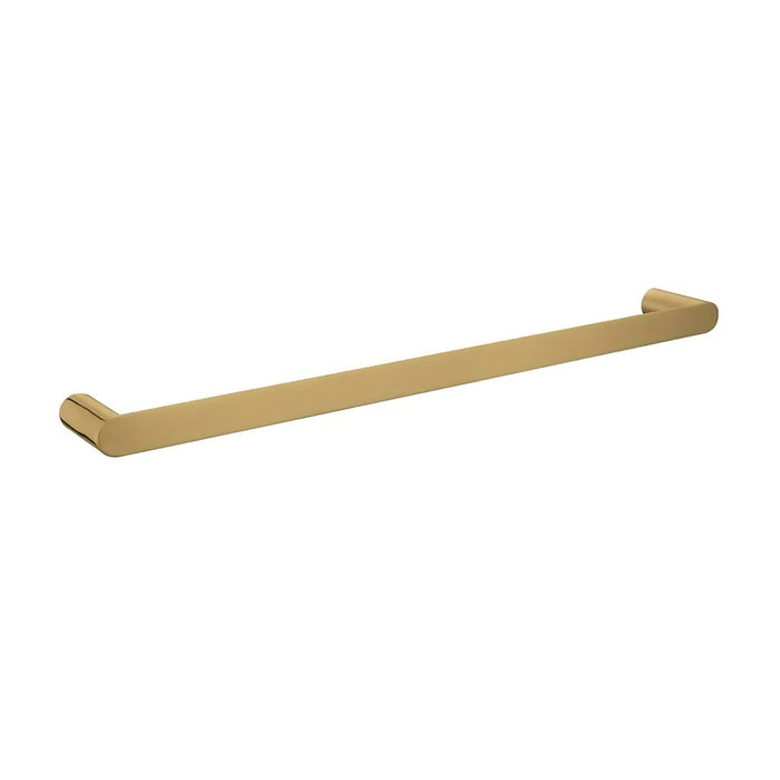 Esperia Brushed Nickel/Brushed Yellow Gold Single Towel Rail 800mm