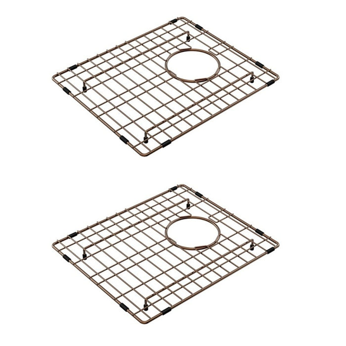 760*450*200mm Fienza Hana 27L/27L PVD Brushed Copper Stainless Steel Double Bowl Kitchen Sink Kit