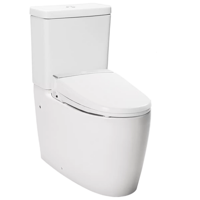 650*305*830mm Kohler Grande Ceramic Gloss White Rimless With Electronic Handheld Remote Bidet Seat Smart Toilet