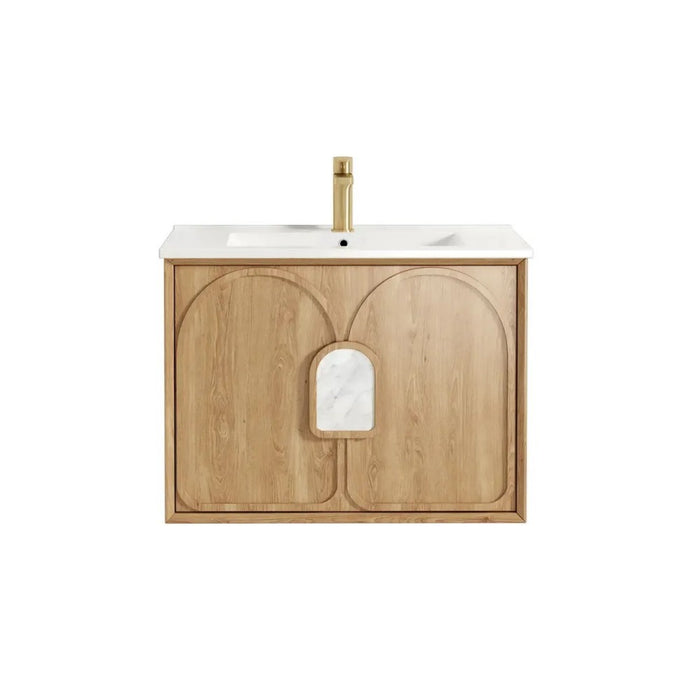 600-1800*460*550mm OTTI Laguna Mark Il Natural Woodland Oak High Moisture Resistant Plywood Wall Hung Vanity