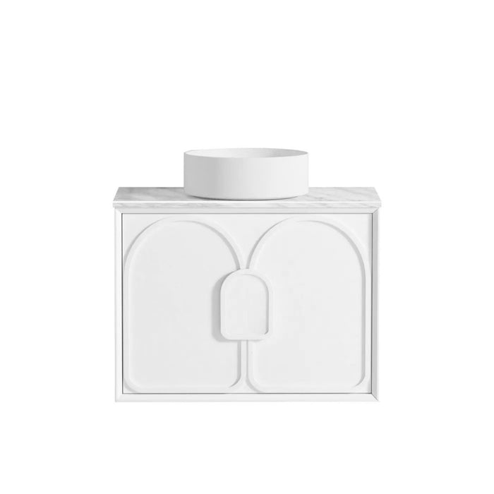 600-1800*460*550mm OTTI Laguna Mark Il Matt White High Moisture Resistant Plywood Wall Hung Vanity