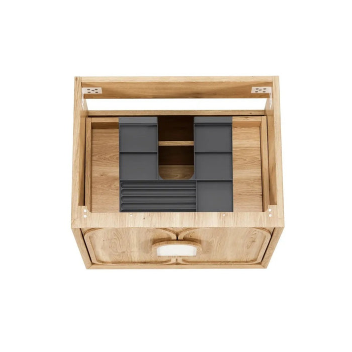 600-1800*460*550mm OTTI Laguna Mark Il Natural Woodland Oak High Moisture Resistant Plywood Wall Hung Vanity