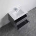 600-1500*460*560mm Matt Grey Bathroom Vanity Wall Hung Cabinet Only and Ceramic/Stone Top Available