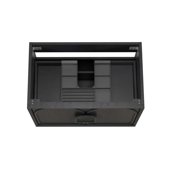 600-1800*460*550mm OTTI Laguna Mark Il Black Oak High Moisture Resistant Plywood Wall Hung Vanity
