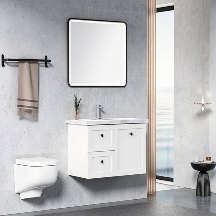 600-1500*460*540mm Roma Hampton White Wall Hung Vanity