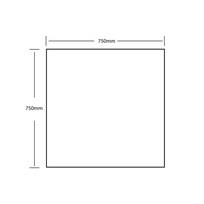 600-1500mm ABS Pencil Edge Copper-Free Rectangle Square Wall Mounted Mirror Only