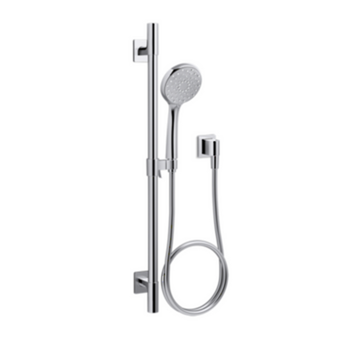 700-800mm Kohler Renew Chrome Geometric/Organic Round Slide Shower