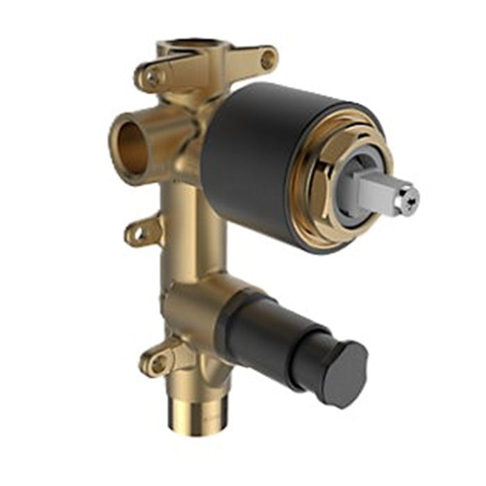 Kohler Components Shower And Bath Pin Lever Mixer With Diverter Chrome/Matte Black/Brushed Nickel Tapware