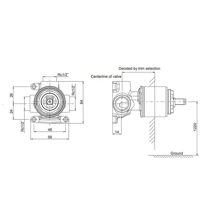 Kohler Taut Shower Mixer