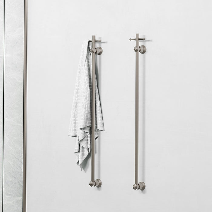 1000mm Fienza Lillian 304 Stainless Steel Vertical Heated Towel Rail