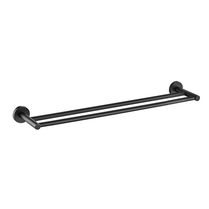 600mm ACL Otus Chrome/Brushed Nickel/Brushed Gold/Matt Black/Gunmetal Gery Solid Brass Double Towel Rail