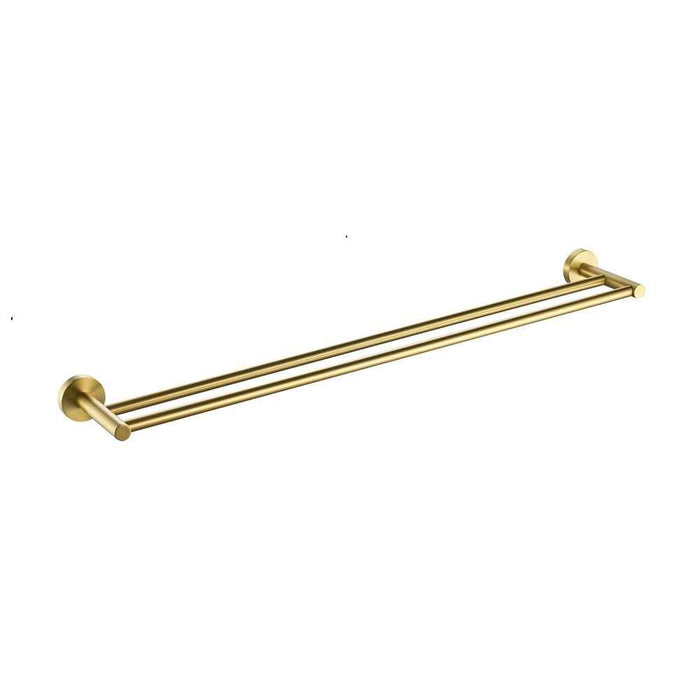 600mm ACL Otus Chrome/Brushed Nickel/Brushed Gold/Matt Black/Gunmetal Gery Solid Brass Double Towel Rail