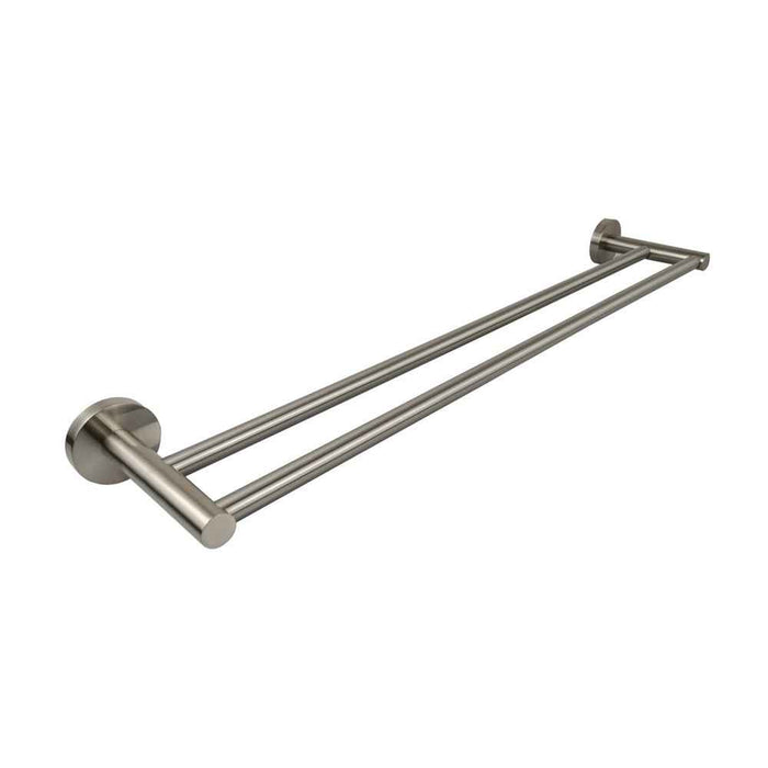 600mm ACL Otus Chrome/Brushed Nickel/Brushed Gold/Matt Black/Gunmetal Gery Solid Brass Double Towel Rail