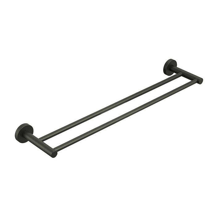600mm ACL Otus Chrome/Brushed Nickel/Brushed Gold/Matt Black/Gunmetal Gery Solid Brass Double Towel Rail