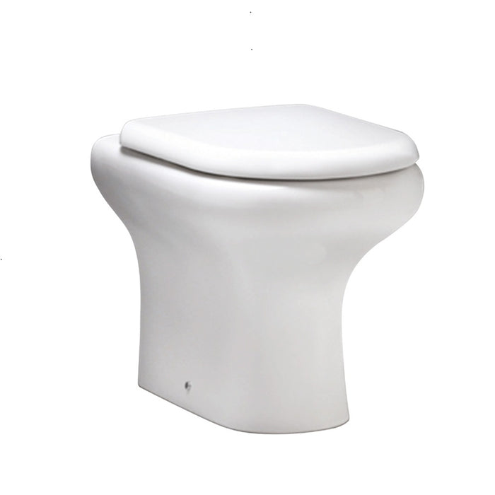 520*370*445mm Fienza RAK Compact Gloss White Rimless Wall Faced Toilet