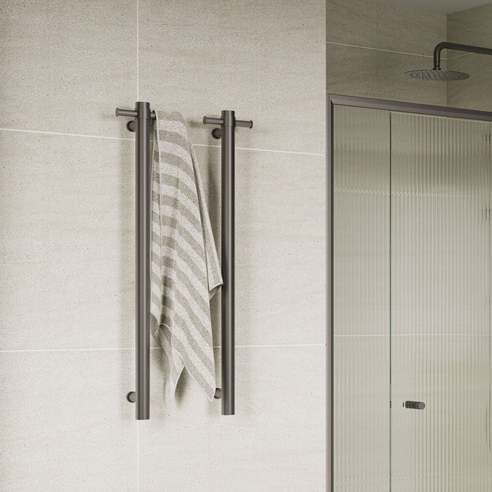 900mm Fienza Isabella 304 Stainless Steel Vertical Heated Towel Rail