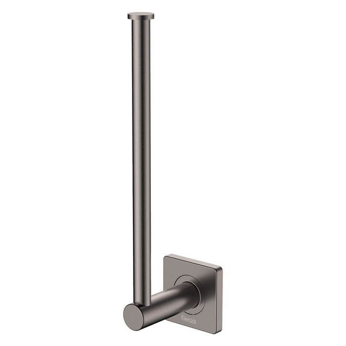 266mm Fienza Sansa Stainless Steel Square Plate Toilet Roll Holder