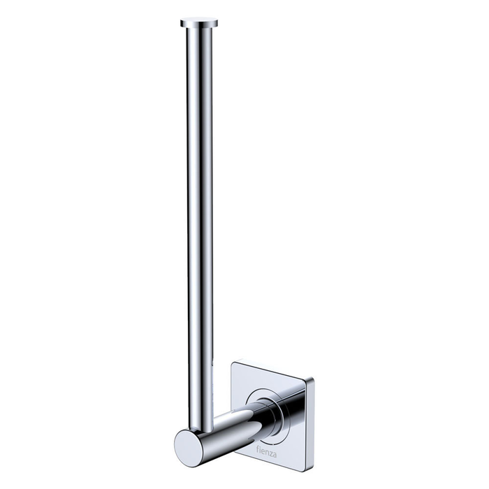 266mm Fienza Sansa Stainless Steel Square Plate Toilet Roll Holder