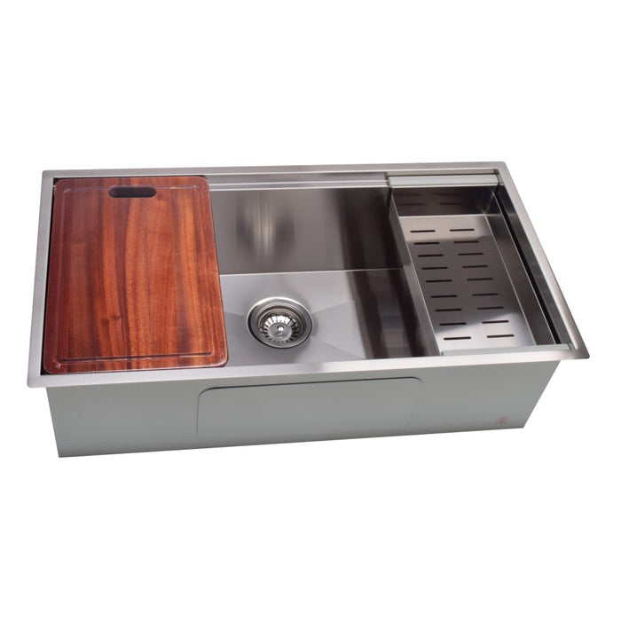 840*450*255mm Sunny Rectangle Single Bowl Kitchen Sink With Full Accessories