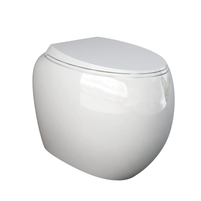 560*400*420mm Fienza RAK Cloud  Rimless Matt White/Black Wall Faced Toilet