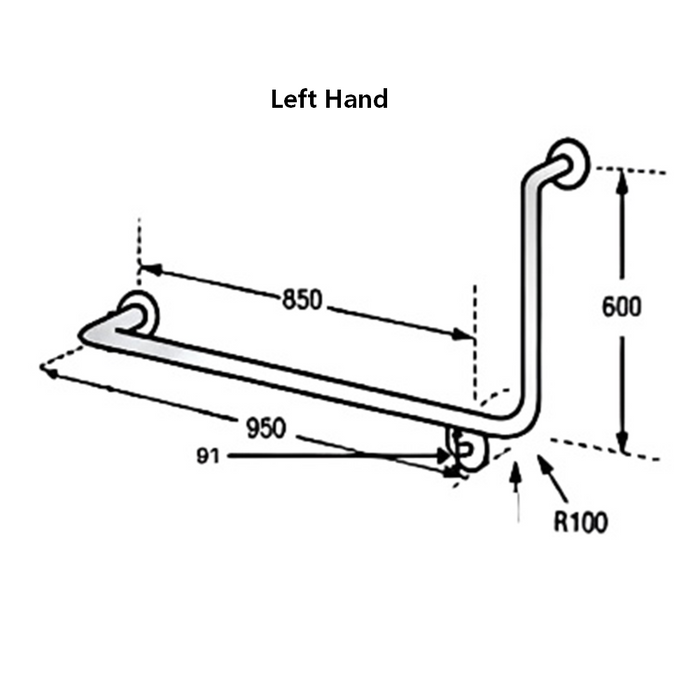 Enhanced Accessible Care Bathroom Package - Care Toilet, Basin with Mixer, Full Support Rail System & Backrest