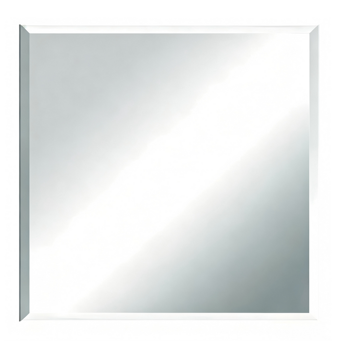 450-1500mm Sunny Beveled Edge Frameless Glass Rectangle Copper Free Mirror With Safety Firm