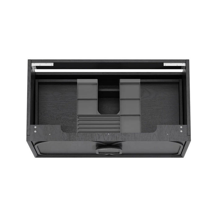 600-1800*460*550mm OTTI Laguna Mark Il Black Oak High Moisture Resistant Plywood Wall Hung Vanity