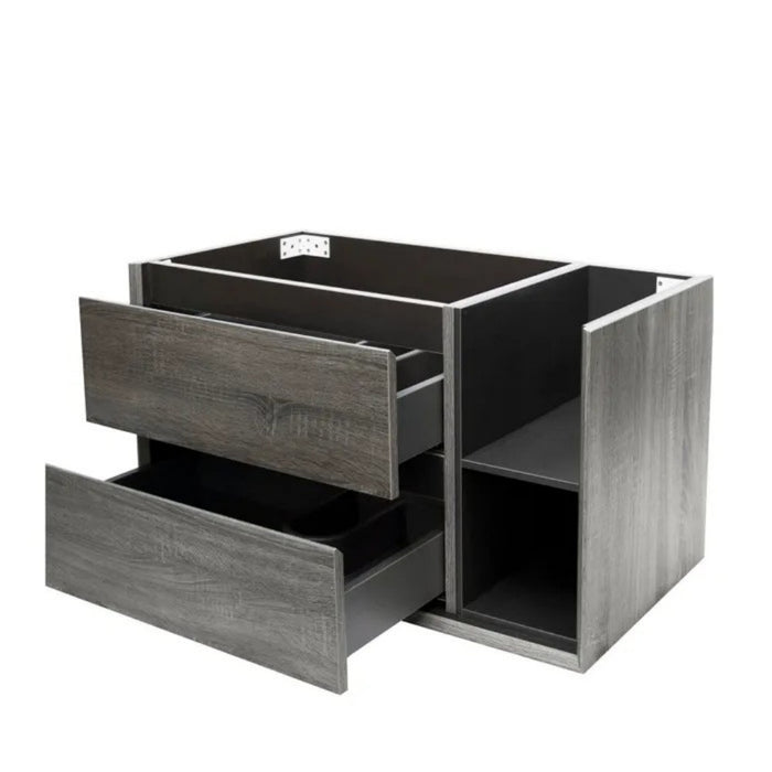 750-1200*460*550mm Inspire Amazon Grey MDF Bathroom Wall Hung Vanity