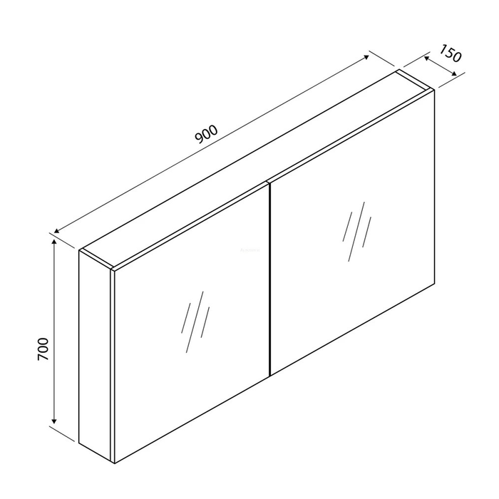 600-1200*700*150mm Aulic Bella Tuscana/Calader/Matt White/Matt Black/Gloss White/Leo/Grace/Mia/Max Shaving Cabinet