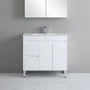 900-1800*460*880mm Poseidon Standard Gloss White PVC Freestanding Vanity With Legs